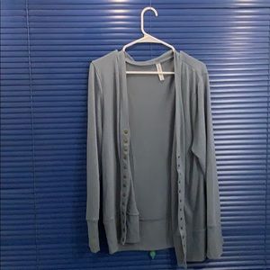 Light blue cardigan